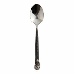 World Market Avalon Black Filigree Soup Spoon