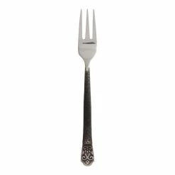 World Market Avalon Black Filigree Salad Fork