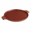 World Market Round True Terracotta Serving Platter