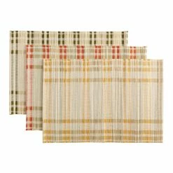 World Market Woven Cotton and Straw Placemat Set of 4