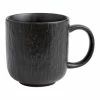 World Market Stella Matte Black Textured Ceramic Mug