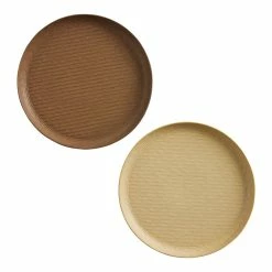 World Market Stream Reactive Glaze Embossed Porcelain Dinner Plate