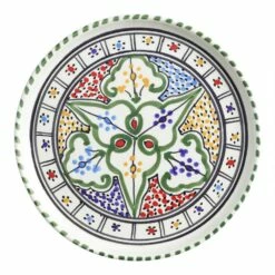 World Market Amira Hand Painted Ceramic Salad Plate