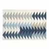 World Market Ivory and Blue Geometric Arrows Placemat