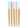 World Market Multicolor Pastel Dipped Bamboo Chopsticks 5 Pack