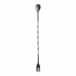 World Market Gordon Matte Black Stainless Steel Bar Spoon