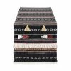 World Market Navy Woven Textured Stripe Table Runner