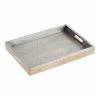 World Market Industrial Wood And Metal Serving Tray