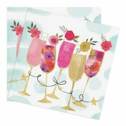 World Market Happy Drinks Beverage Napkins 20 Count