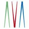 World Market Red, Blue and Green Training Chopsticks Set of 3