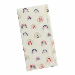 World Market Rainbows Printed Cotton Napkins Set of 4