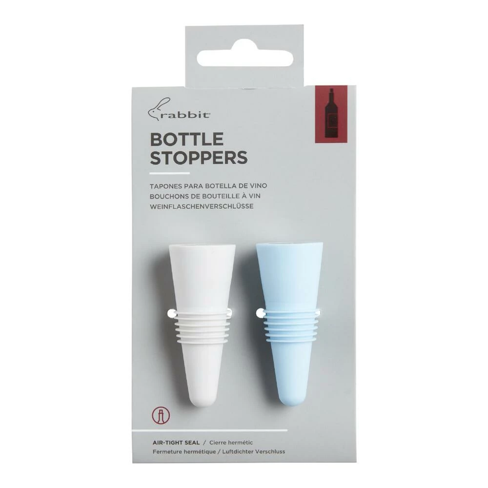 World Market Rabbit Wine Bottle Stoppers 2 Pack - Image 2