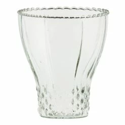 World Market Textured Ruffle Cocktail Glass Set of 2