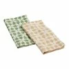 World Market Ivory Abstract Floral Kinship Napkins Set of 4
