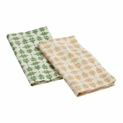 World Market Ivory Abstract Floral Kinship Napkins Set of 4