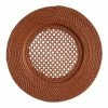 World Market Honey Rattan Charger