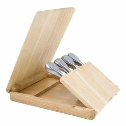 World Market Folding Cheese Board Tool Set