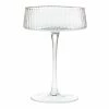 World Market Daphne Ribbed Coupe Glass