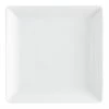 World Market Square White Porcelain Coupe Dinner Plate