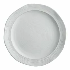 World Market Park White Organic Dinner Plate