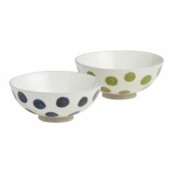 World Market Polka Dot Rice Bowl