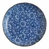 World Market Blue And White Porcelain Floral Dinner Plate