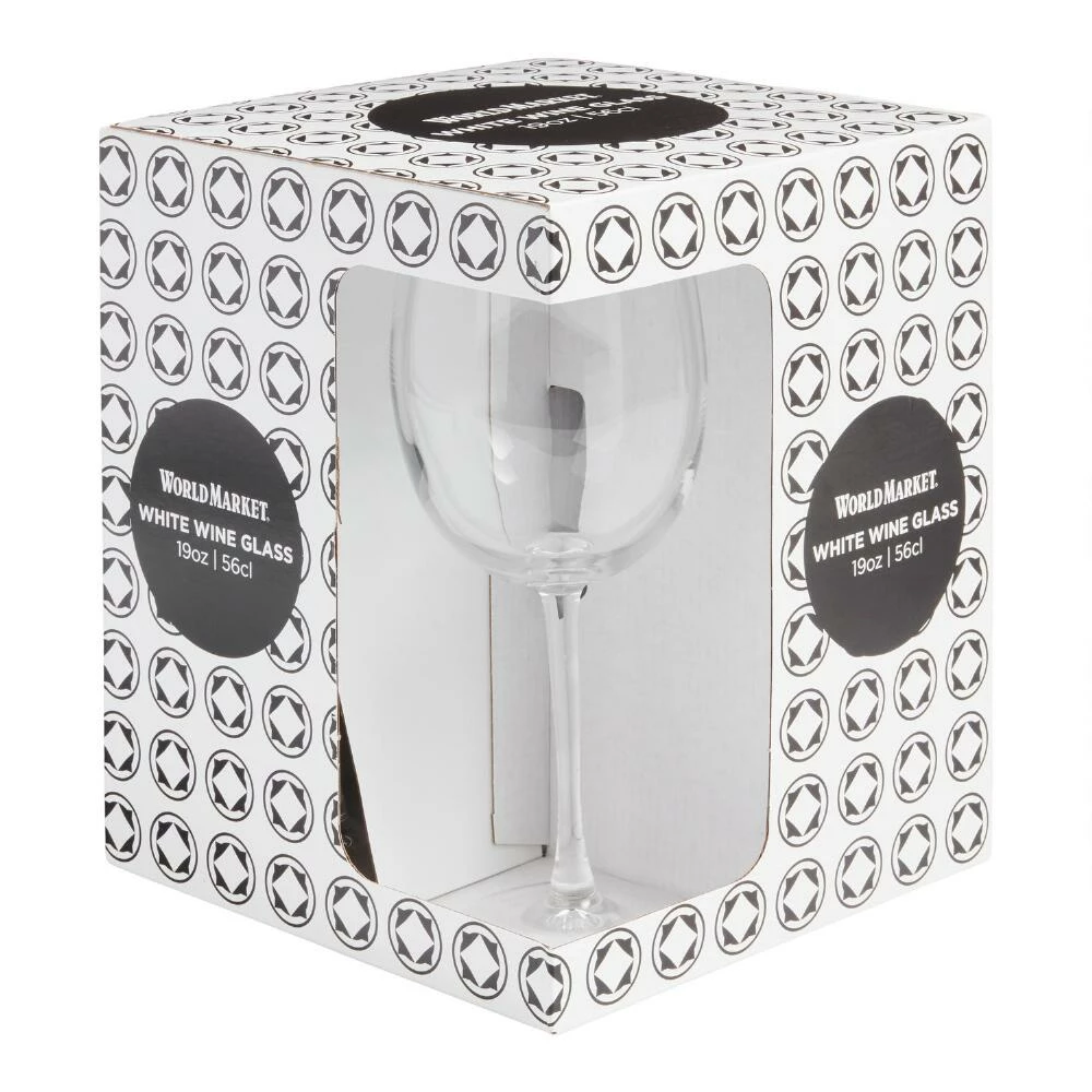 World Market Everyday White Wine Glasses 4 Pack - Image 2