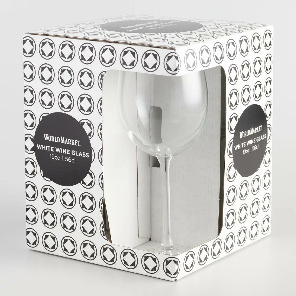 World Market Everyday White Wine Glasses 4 Pack - Image 3