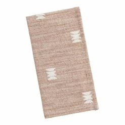 World Market Gray and White Chambray Napkin Set of 4