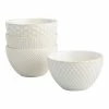 World Market Avery Small White Textured Bowl Set Of 4