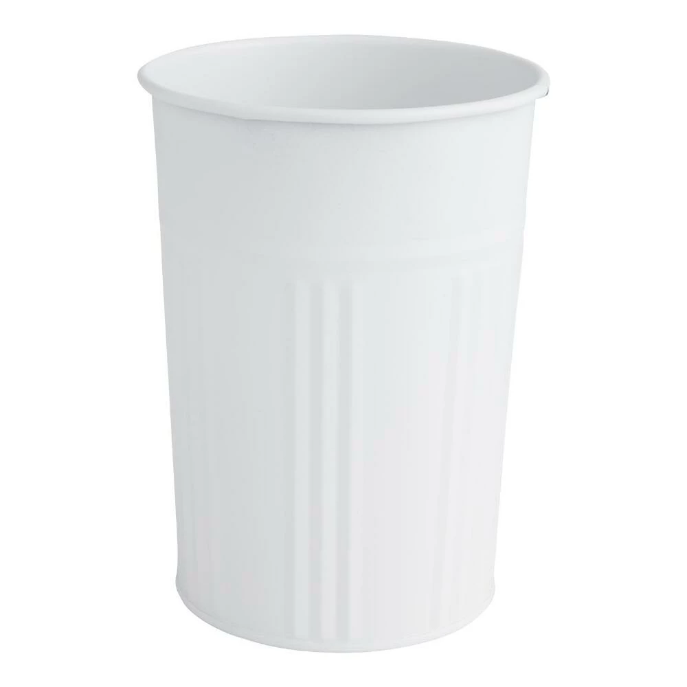 World Market White Galvanized Steel French Fry Cup
