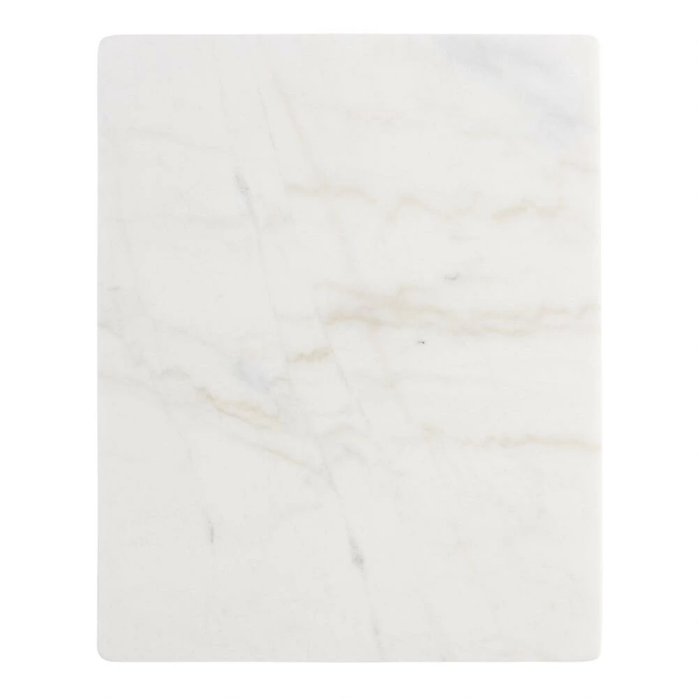 World Market White Marble Pastry Board