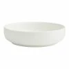 World Market Stella White Textured Low Bowl