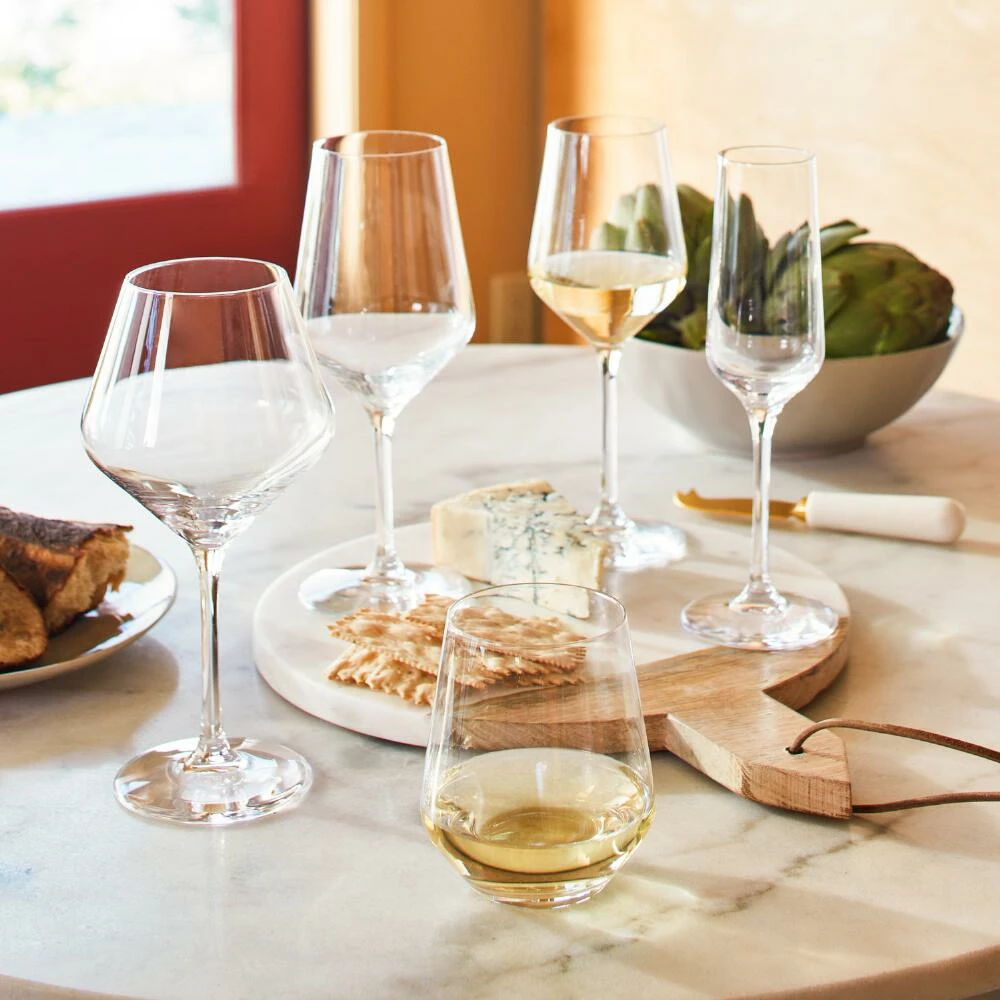 World Market White Marble and Wood Cheese Board and Knife Set - Image 3