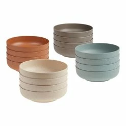 World Market Upcycle Bamboo Fiber Bowls 4 Pack
