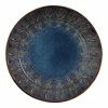 World Market Willow Indigo Blue Embossed Salad Plate