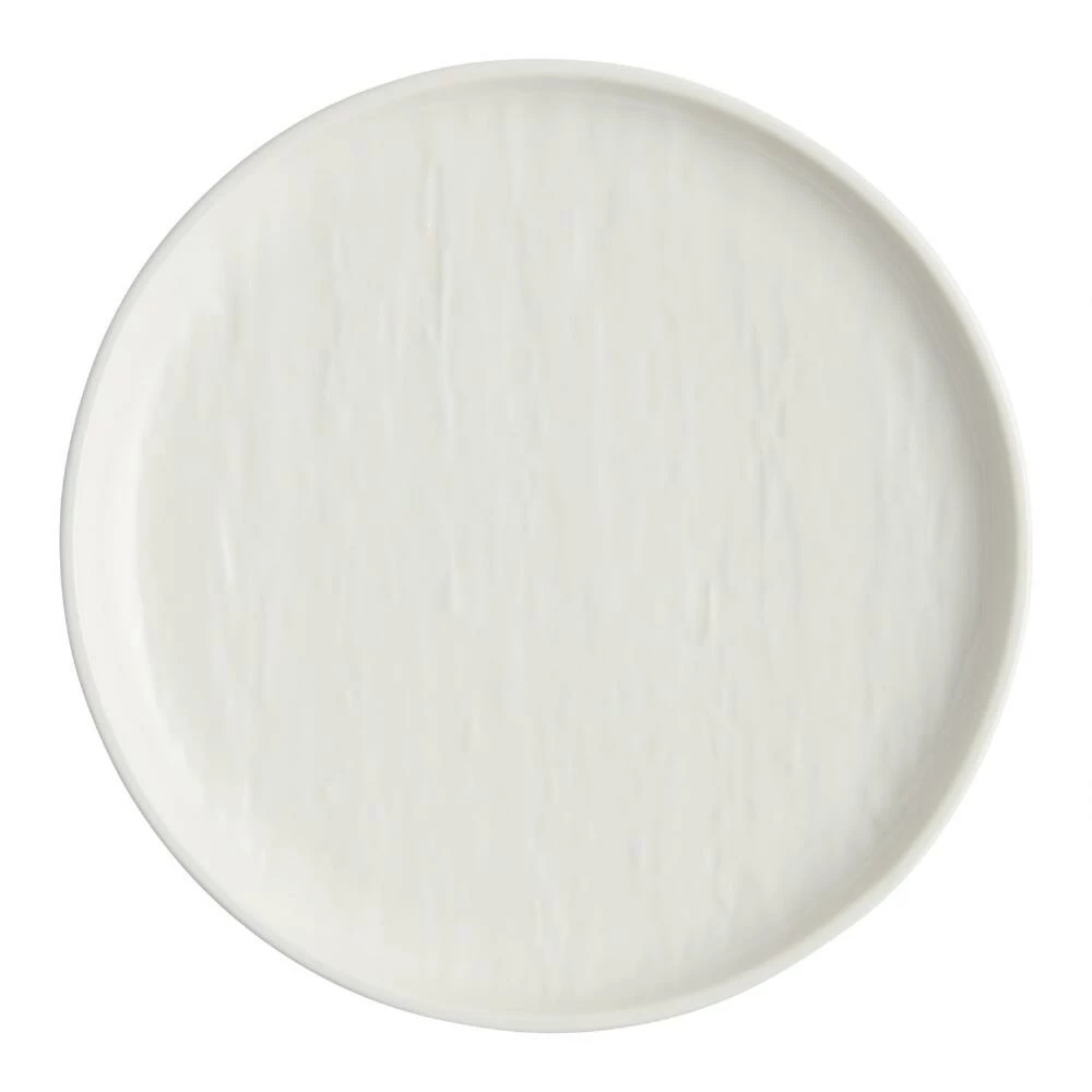 World Market Stella White Textured Salad Plate