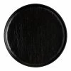 World Market Stella Matte Black Textured Dinner Plate
