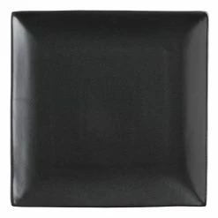 World Market Trilogy Square Black Dinner Plate Set Of 4