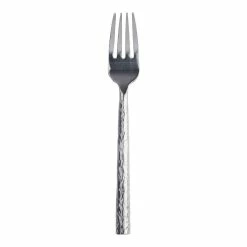 World Market Hammered Stainless Steel Dinner Forks Set of 4