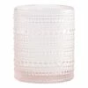 World Market Jupiter Pink Double Old Fashioned Glass