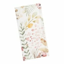 World Market Green and Pink Fall Field Napkins Set of 4