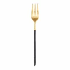 World Market Shay Black And Gold Dinner Forks Set Of 6