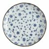 World Market Blue And White Porcelain Floret Dinner Plate
