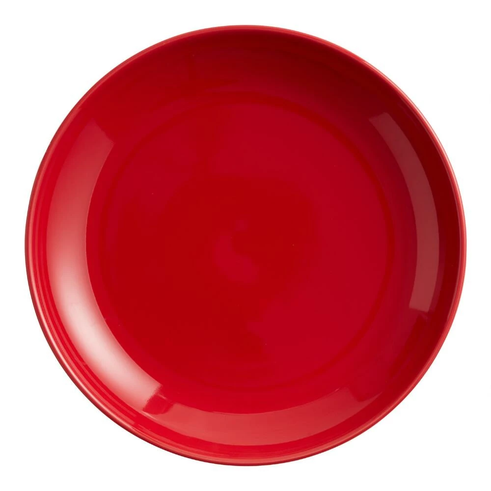 World Market True Red Dinner Plate