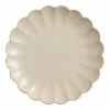 World Market Scallop Rim Speckled Dinner Plate