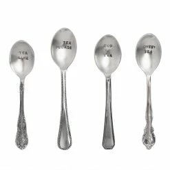 World Market Hand Stamped Teaspoons Set Of 4