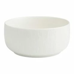 World Market Stella White Textured Cereal Bowl