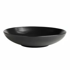 World Market Trilogy Black Shallow Bowl Set Of 4