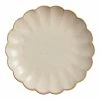 World Market Scallop Rim Speckled Salad Plate